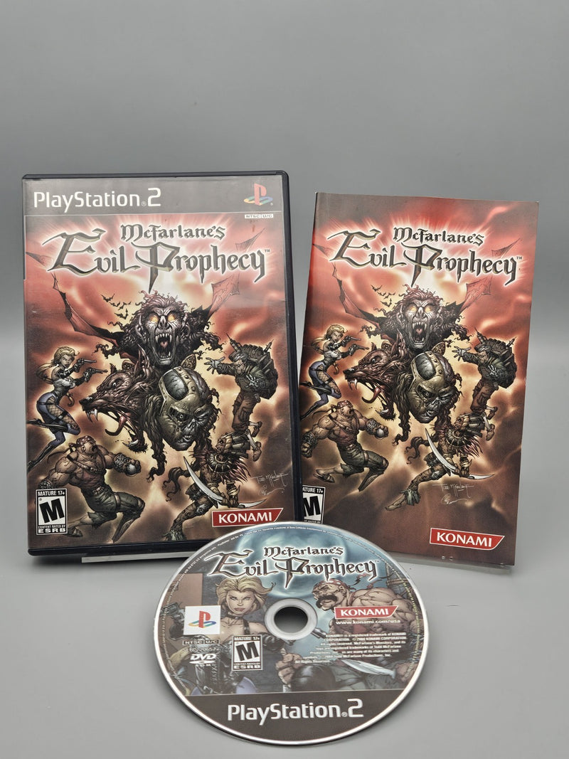 McFarlane's Evil Prophecy Sony PlayStation 2 PS2 CIB Tested Refurbished