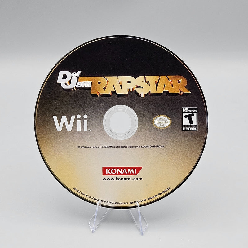 Def Jam Rapstar Nintendo Wii Disc Only Refurbished Excellent