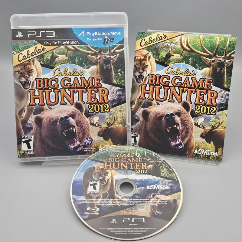 Cabela's Big Game Hunter 2012 PlayStation 3 PS3 Complete Refurbished Excellent