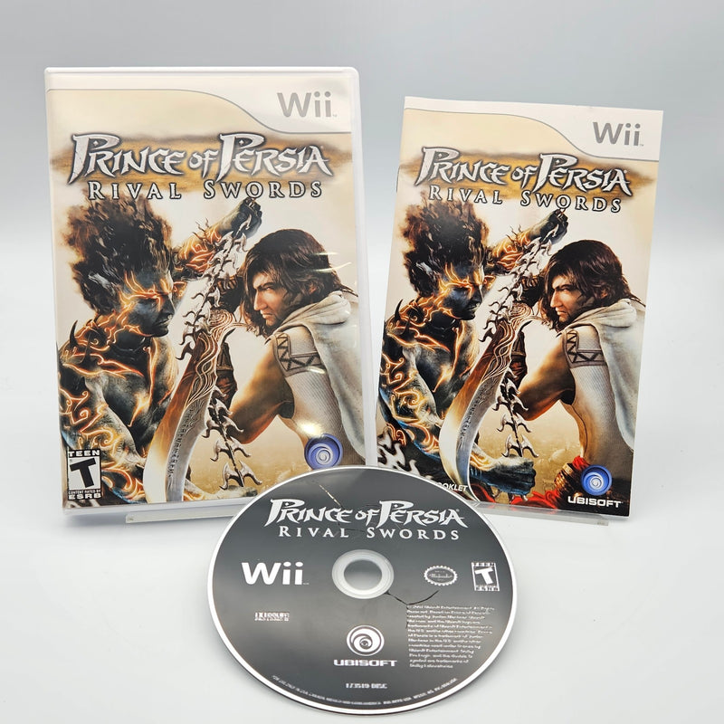 Prince Of Persia Rival Swords Nintendo Wii Complete CIB Refurbished Excellent