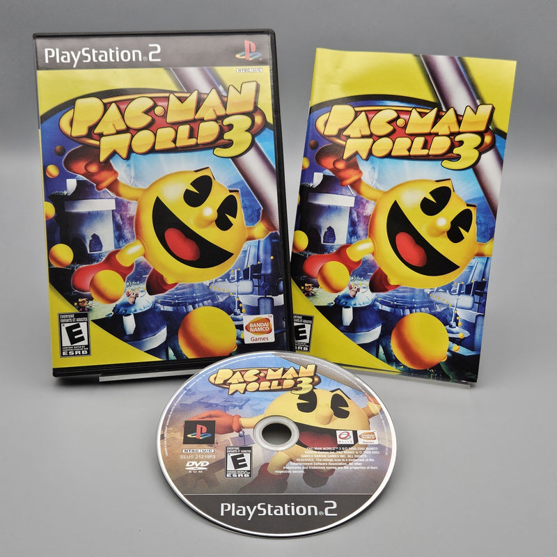 Pac-Man World 3 PS2 PlayStation 2 Complete CIB Tested Refurbished Excellent