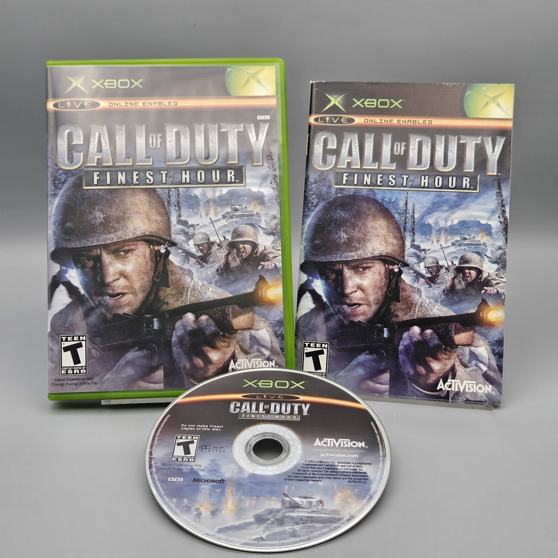 Call of Duty Finest Hour Xbox Complete Refurbished Excellent