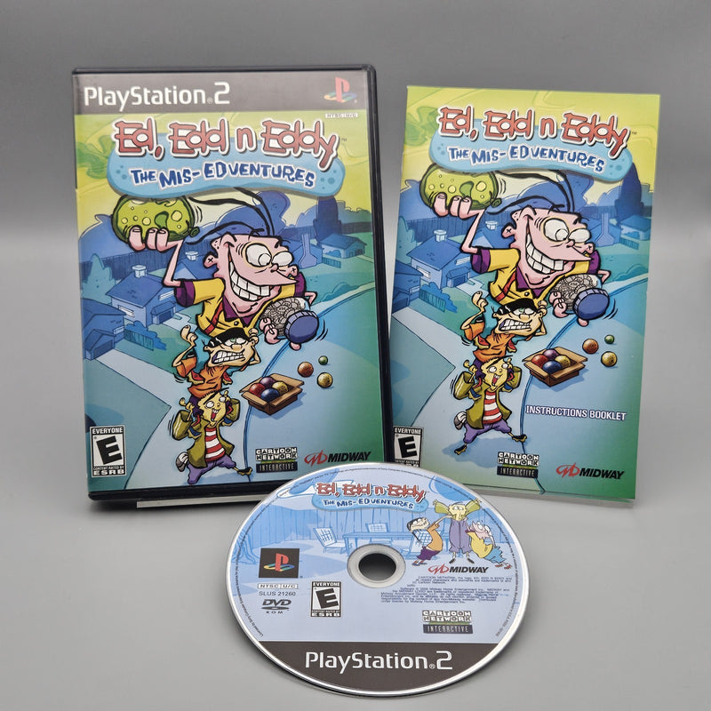 Ed, Edd n Eddy The Mis-Edventures PS2 PlayStation 2 Complete CIB Excellent