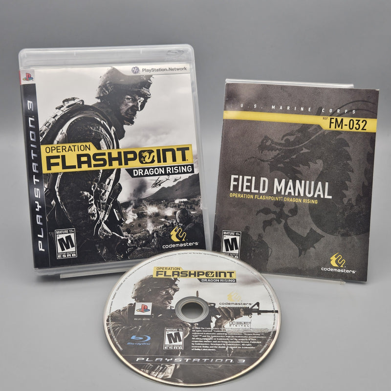 Operation Flashpoint Dragon Rising PlayStation 3 PS3 Complete Excellent