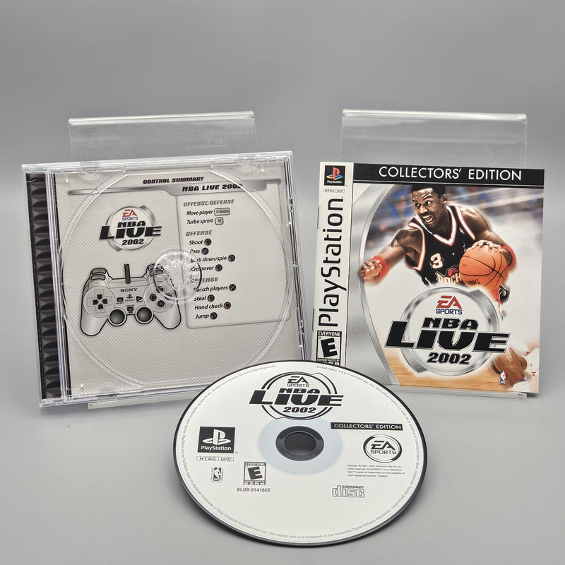 NBA Live 2002 Collectors Edition PS1 PlayStation Complete Refurbished Excellent