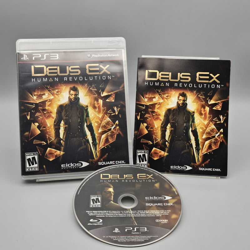 Deus Ex Human Revolution PlayStation 3 PS3 Complete Refurbished Excellent