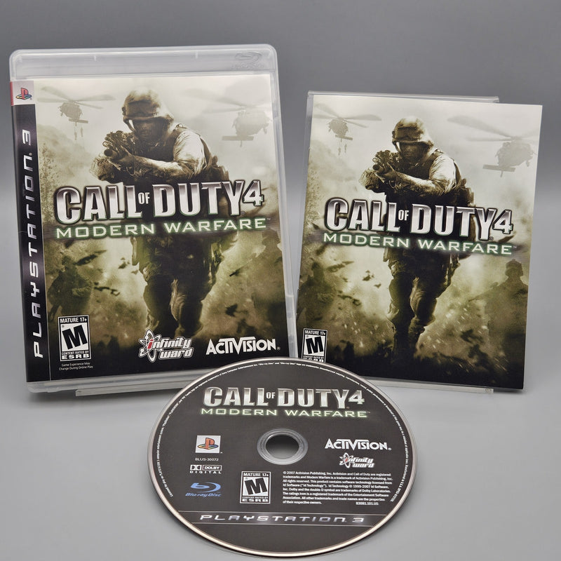 Call of Duty 4 Modern Warfare PS3 PlayStation 3 Complete Refurbished Excellent