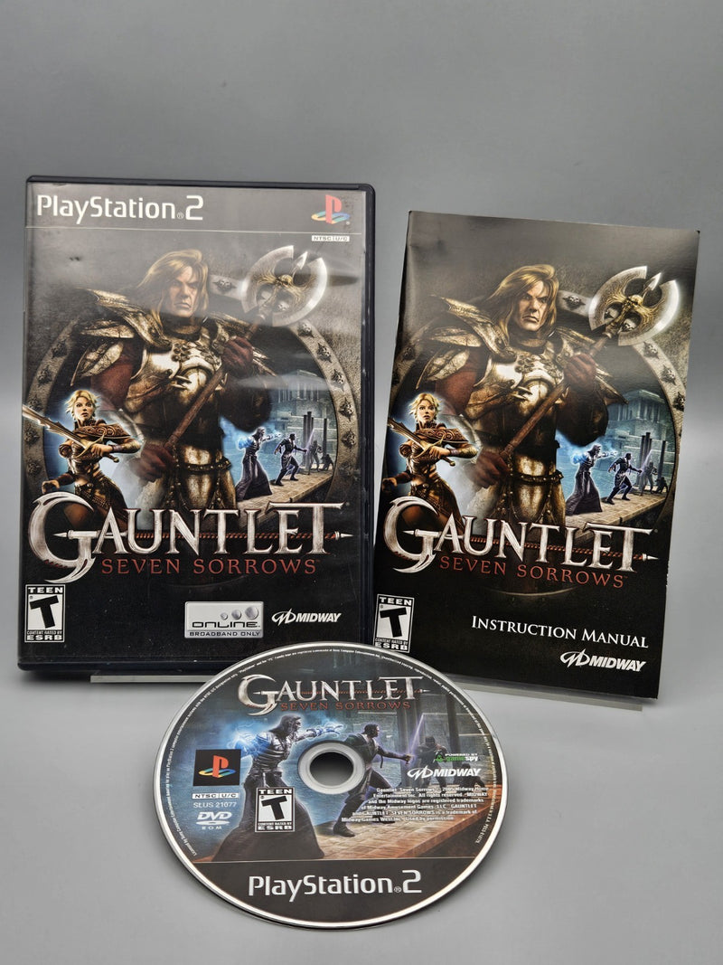Gauntlet Seven Sorrows Sony PlayStation 2 PS2 CIB Tested Refurbished Excellent