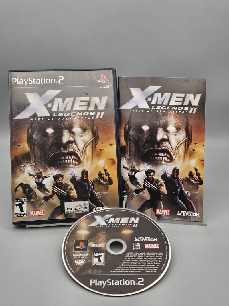 X-Men Legends II Rise of Apocalypse PS2 PlayStation 2 CIB Tested Refurbished