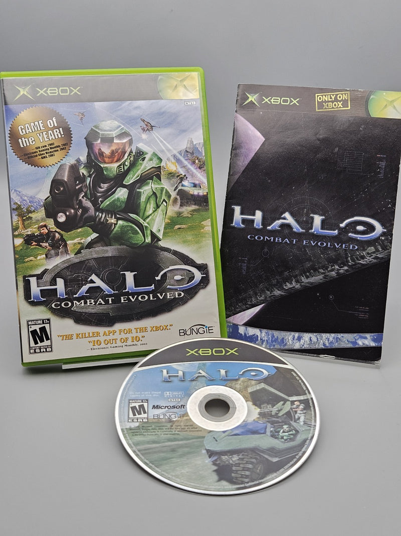 Halo Combat Evolved Xbox Complete CIB Tested Refurbished Excellent