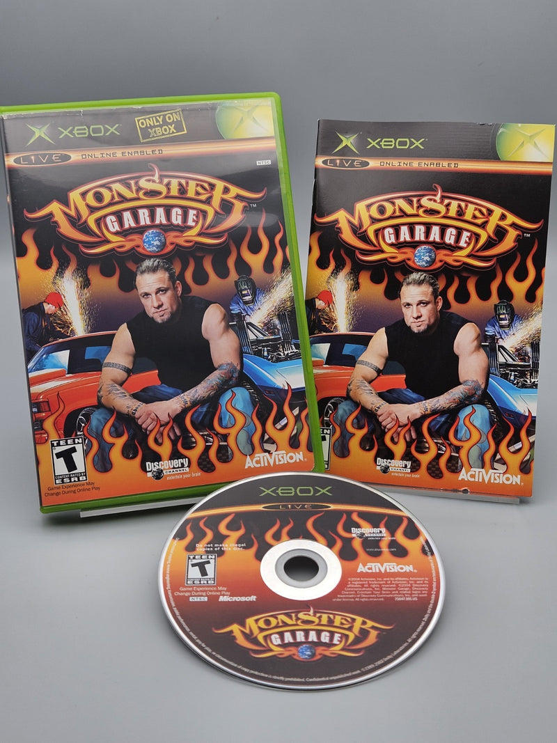 Monster Garage Xbox Complete CIB Tested Refurbished Excellent