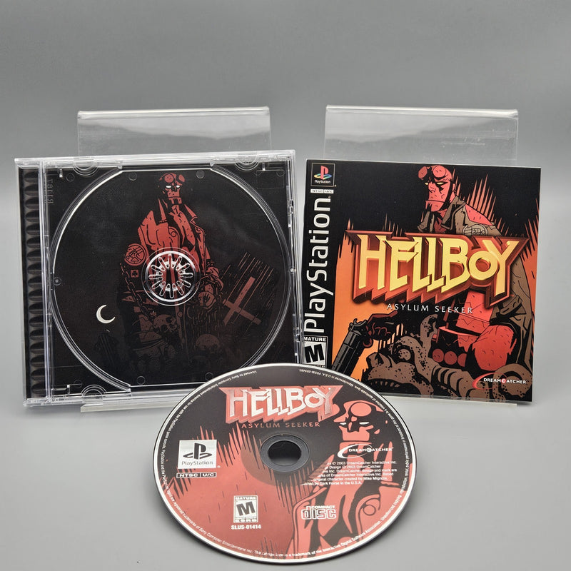 Hellboy: Asylum Seeker Playstation PS1 Complete CIB Refurbished Excellent