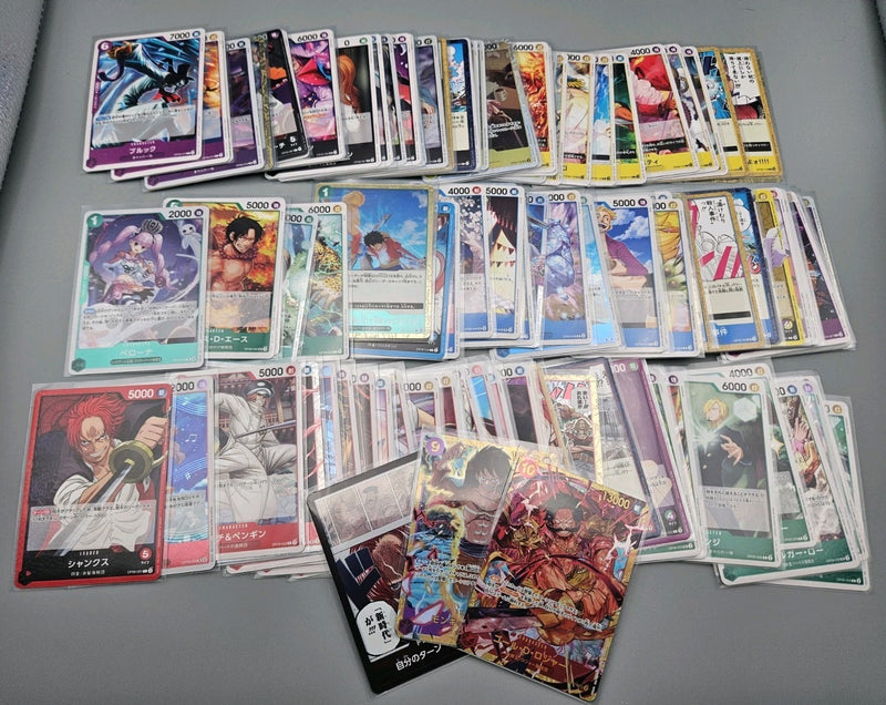 One Piece OP09 Full Japanese Set 120 Cards Emperors in the New World - NM/M