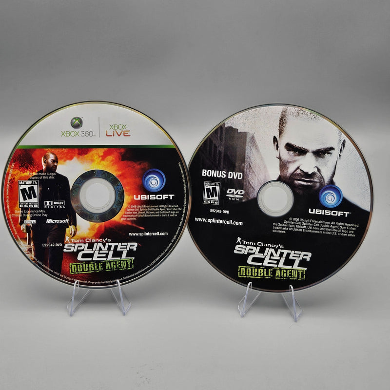 Tom Clancy's Splinter Cell Double Agent + Bonus DVD Xbox 360 Disc Only Excellent