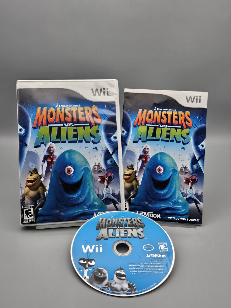 Monsters VS Aliens Wii CIB Tested Refurbished Very Good