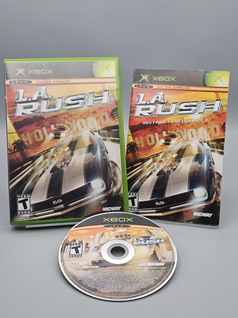 L.A. Rush Microsoft Xbox Complete CIB Tested Refurbished Excellent
