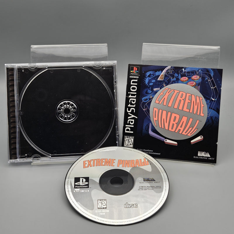 Extreme Pinball Playstation PS1 Complete CIB Refurbished Excellent