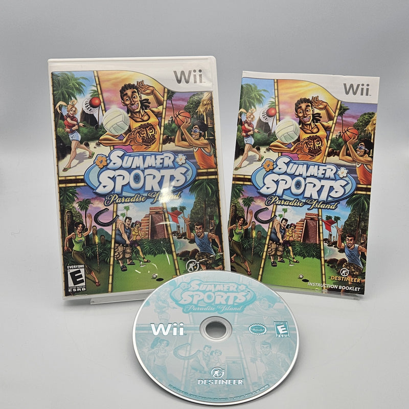 Summer Sports Paradise Island Nintendo Wii Complete Refurbished Excellent