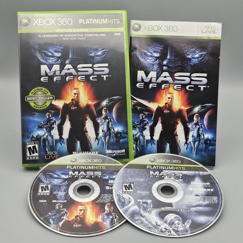 Mass Effect Xbox 360 PH + Bonus Disc Complete Refurbished Excellent