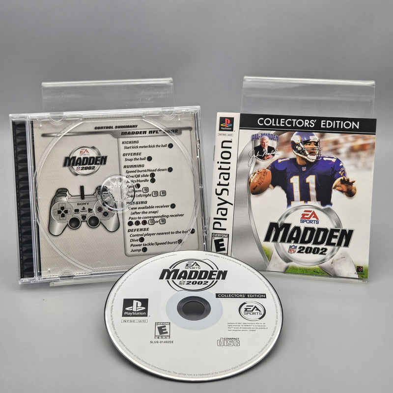 Madden NFL 2002 Collector Edition PlayStation PS1 Complete Refurbished Excellent