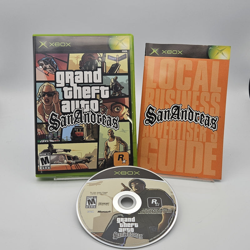 Grand Theft Auto: San Andreas Original Xbox CIB Refurbished Excellent