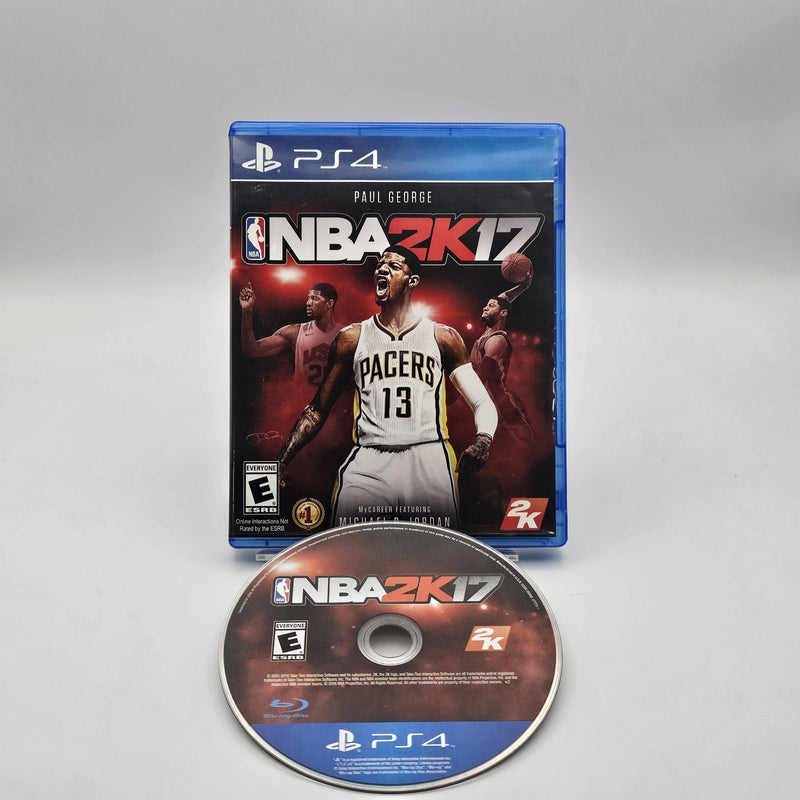 NBA 2K17 Sony PlayStation 4 PS4 Complete In Box CIB Tested 2k Games Paul George