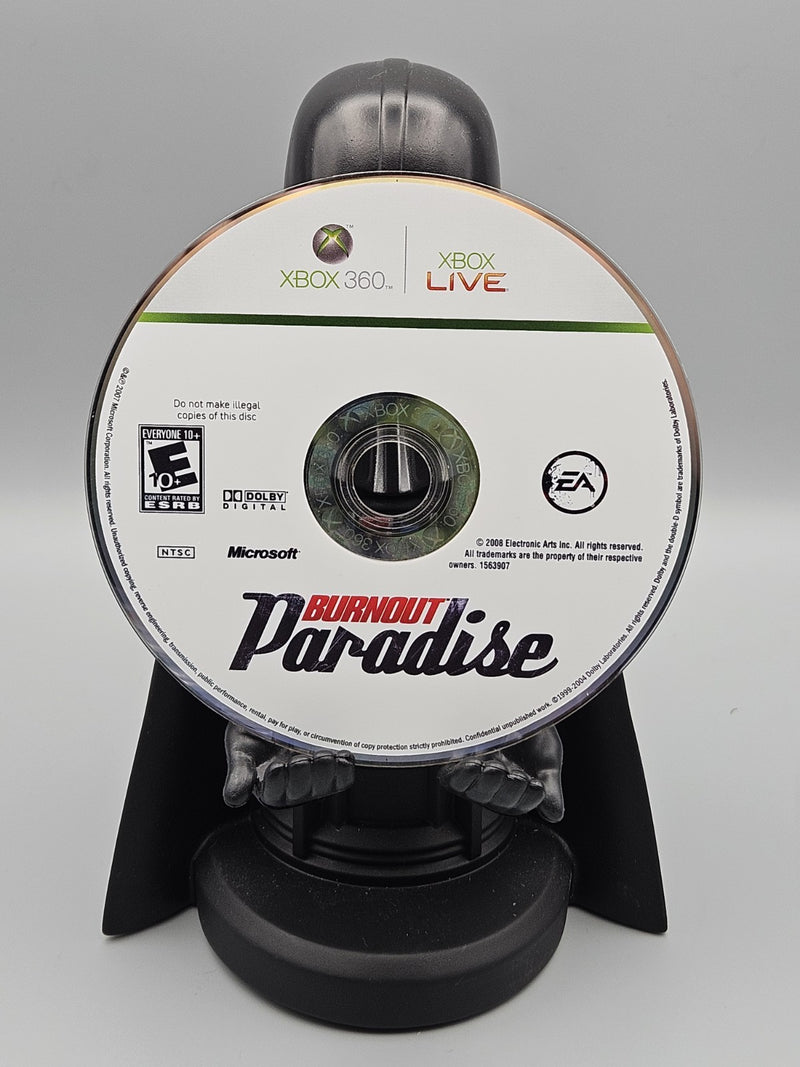 Burnout Paradise Microsoft Xbox 360 Disc Only Refurbished Excellent