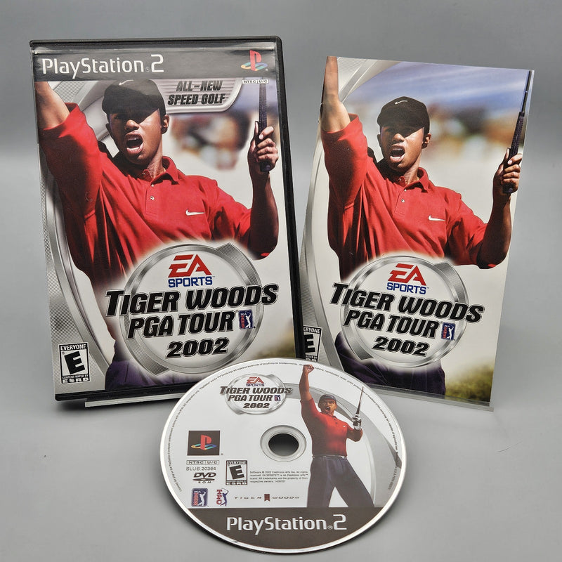 Tiger Woods PGA Tour 2002 Sony PS2 Playstation 2 CIB Tested Refurbished Excellen
