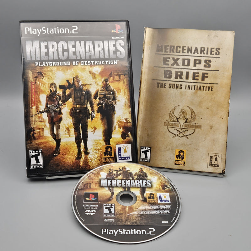 Mercenaries Playground of Destruction PS2 PlayStation 2 Complete Excellent