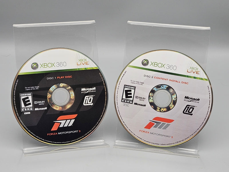 Forza Motorsport 3 Xbox 360 2 Disc Set Disc Only Refurbished Excellent