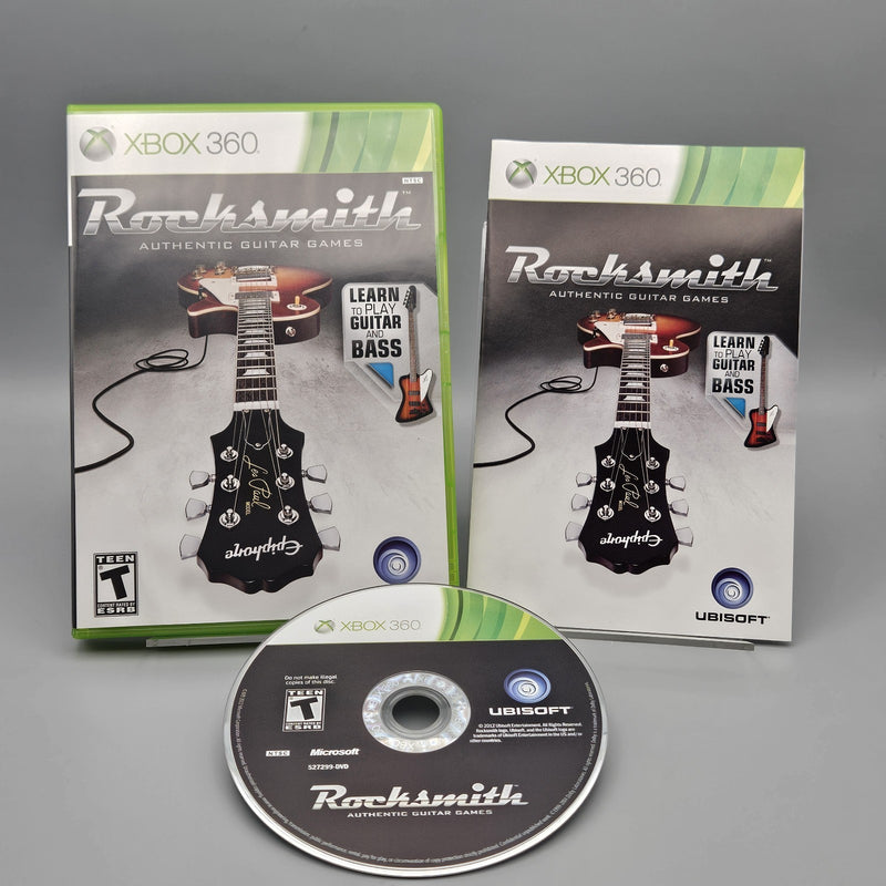 Rocksmith Guitar and Bass Xbox 360 Complete Refurbished Excellent