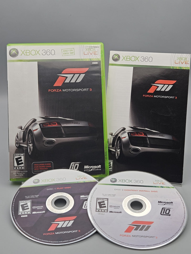 360 Forza Motorsport 3 Xbox 360 Complete CIB Tested Refurbished Excellent