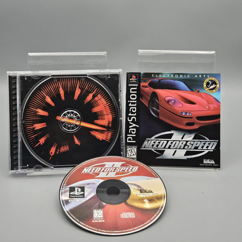 Need for Speed 2 II PlayStation PS1 Black Label Refurbished Excellent