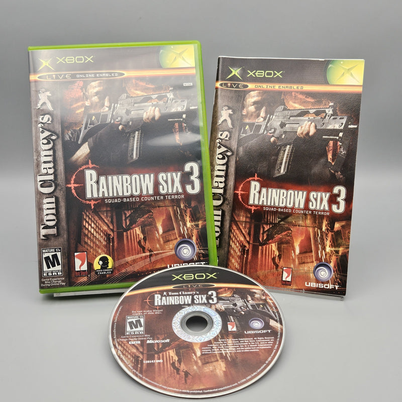 Rainbow Six 3 Squad-Based Counter Terror Xbox Complete Refurbished Excellent