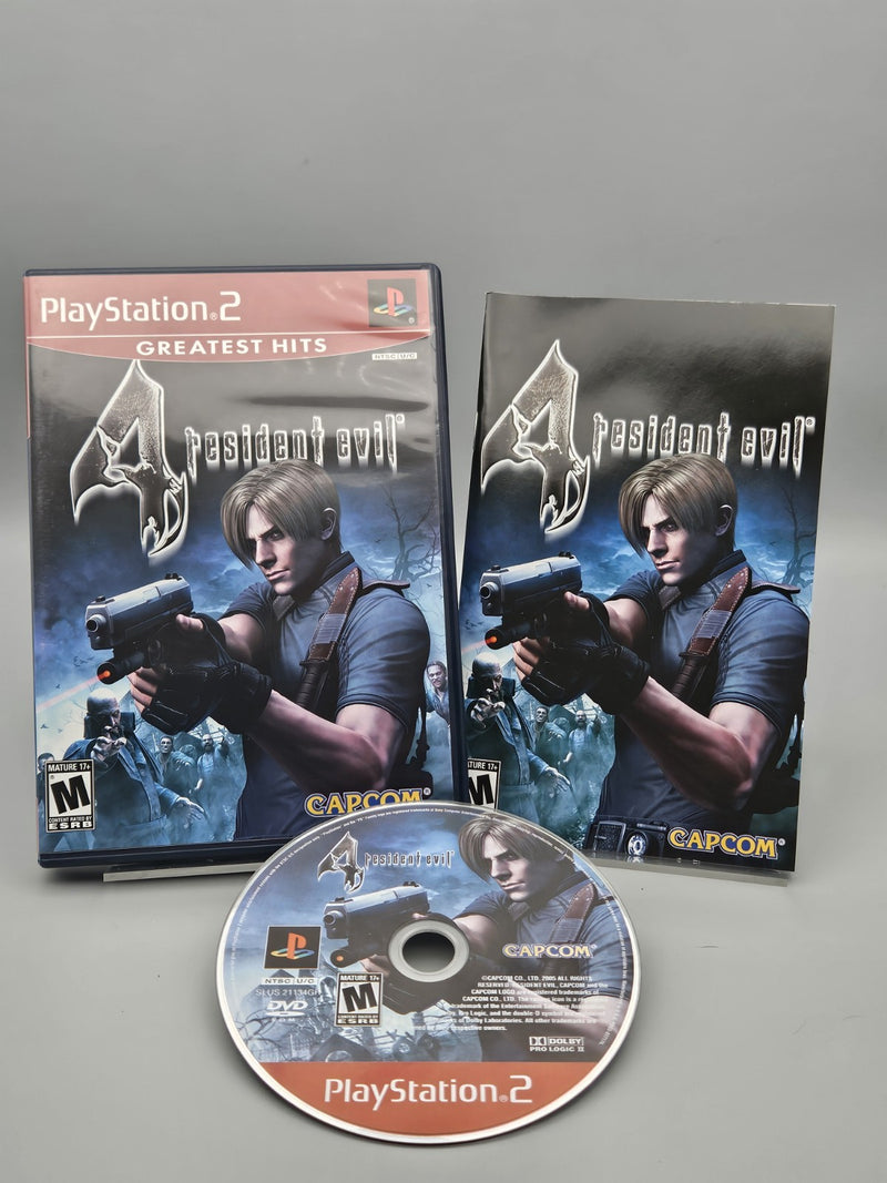 Resident Evil 4 PS2 PlayStation 2 Complete CIB Greatest Hits Tested Refurbished