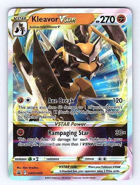 Kleavor VSTAR SWSH249 Sword & Shield Promo Ultra Rare NM Pokemon TCG