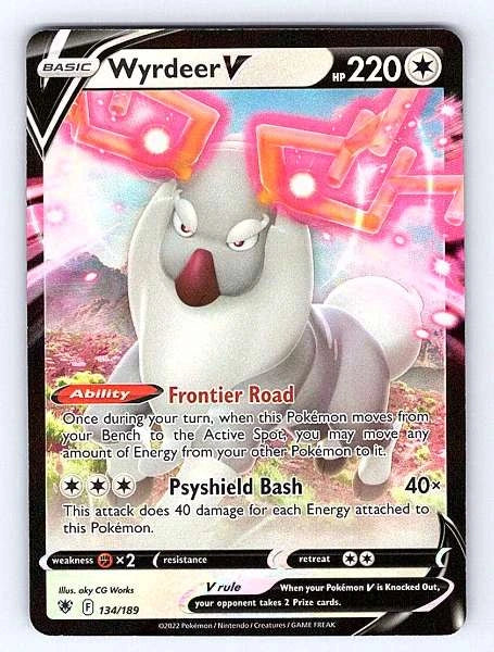 Wyrdeer V 134/189 Astral Radiance Ultra Rare NM Pokemon TCG
