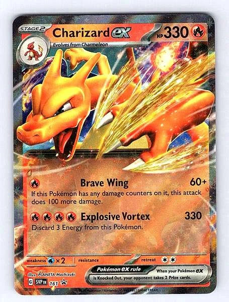 Charizard ex 161 Scarlet & Violet Black Star Promos Ultra Rare NM Pokemon TCG