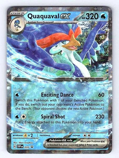 Quaquaval ex 035 Scarlet & Violet Ultra Rare NM Pokemon TCG