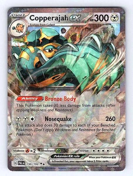 Copperajah ex 150/193 Paldea Evolved Ultra Rare NM Pokemon TCG