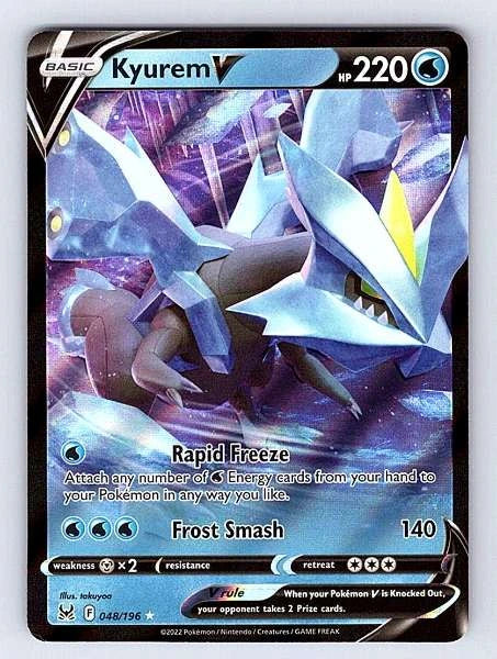Kyurem V 048/196 Lost Origin Ultra Rare NM Pokemon TCG