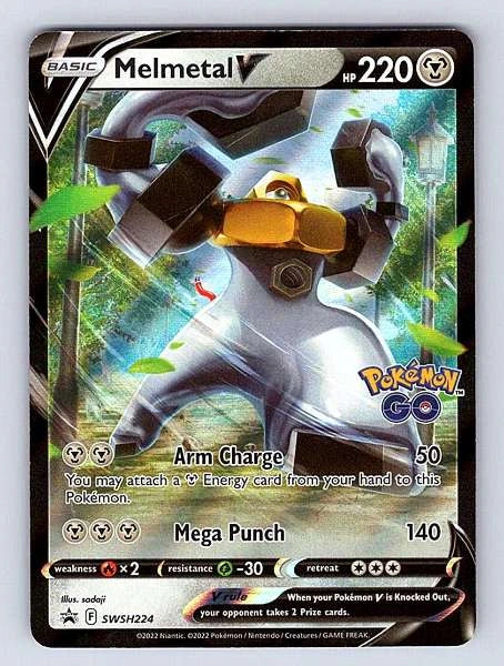 Melmetal V SWSH224 Sword & Shield Black Star Promos Ultra Rare NM Pokemon TCG