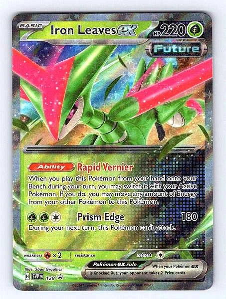 Iron Leaves ex 128 Scarlet & Violet Promo Ultra Rare NM Pokemon TCG