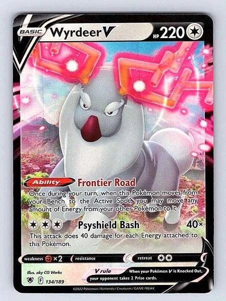 Wyrdeer V 134/189 Astral Radiance Ultra Rare NM Pokemon TCG