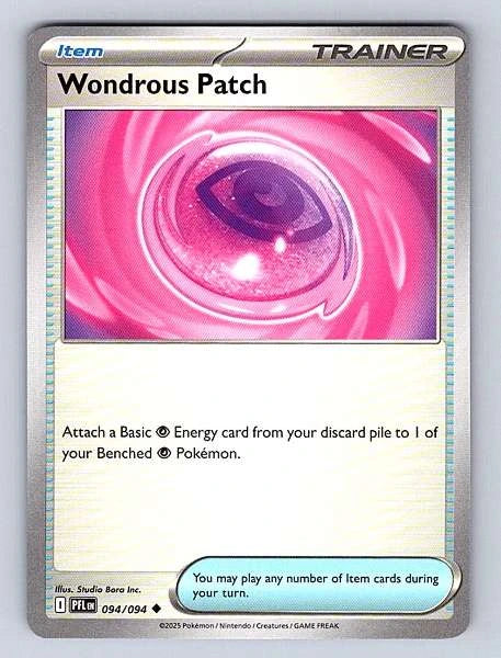 Wondrous Patch 094/094 Phantasmal Flames Rare NM Pokemon TCG