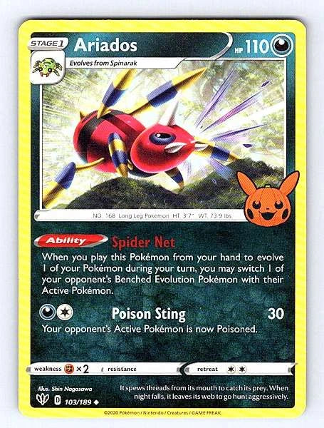 Ariados 103/189 Darkness Ablaze Uncommon NM Pokemon TCG