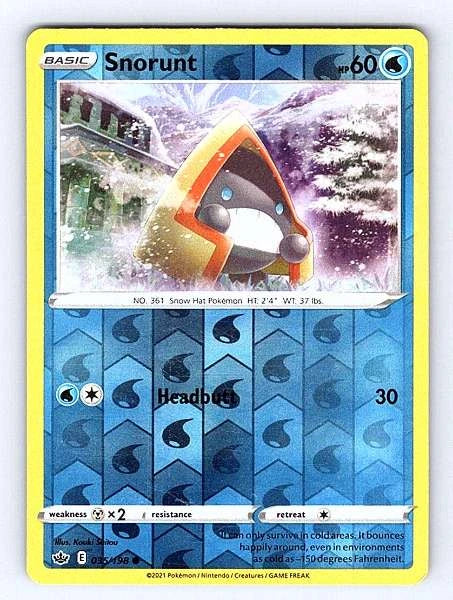 Snorunt 035/198 Chilling Reign Common NM Pokemon TCG