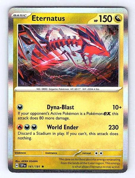 Eternatus 141/191 Surging Sparks Rare NM Pokemon TCG