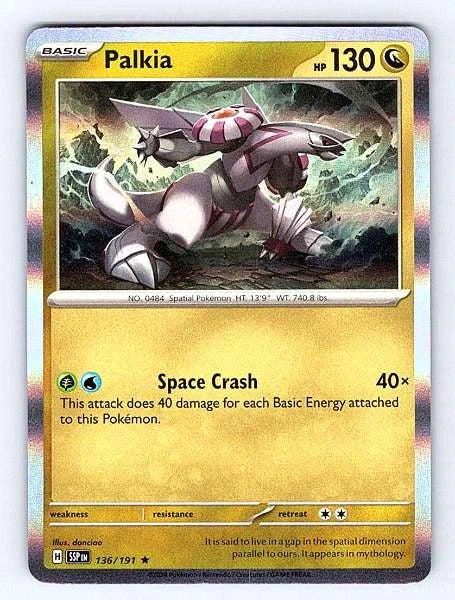 Palkia 136/191 Surging Sparks Rare NM Pokemon TCG