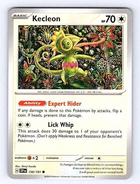 Kecleon 150/191 Surging Sparks Common NM Pokemon TCG